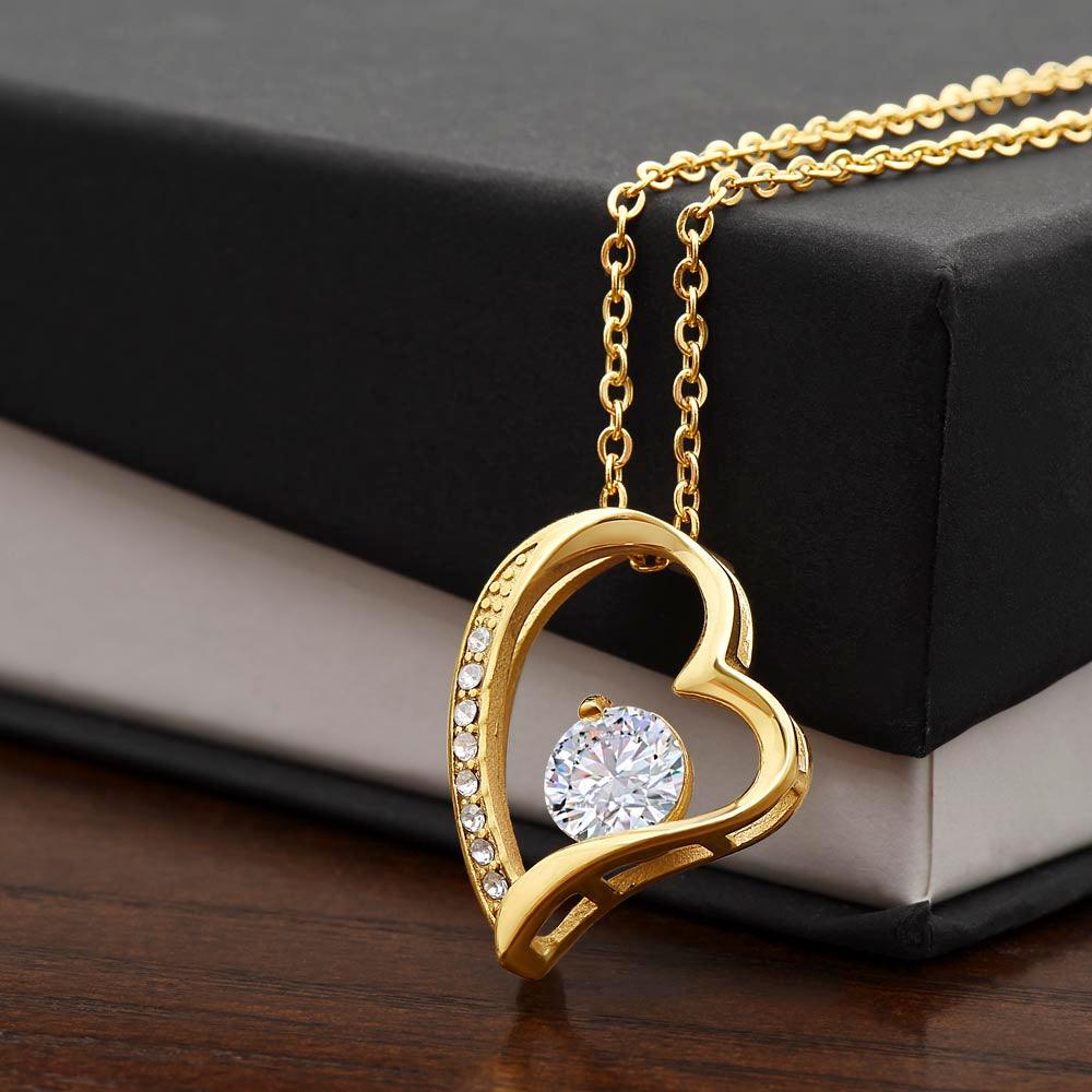 DAUGHTER'S COMPASS Father Daughter Heart Necklace  RAMODO JEWELRY